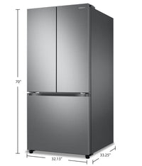 Samsung 24.5 Cu. Ft. French-Door Refrigerator with Beverage Centre™ - RF25C5551SR/AA | Réfrigérateur Samsung de 24,5 pi³ à portes françaises, zone de boisson Beverage CenterMC - RF25C5551SR/AA | RF25C5SR