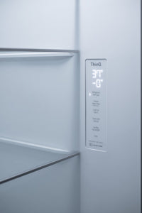 LG 27 Cu. Ft. Side-by-Side Refrigerator with InstaView™ - LRSOS2706S | Réfrigérateur LG de 27 pi³ à compartiments juxtaposés avec InstaViewMC - LRSOS2706S | LRSOS27S