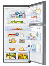 Samsung 21 Cu. Ft. Top-Freezer Refrigerator with Twin Cooling Plus™ - RT21M6213SR/AA | Réfrigérateur Samsung 21 pi3 à congélateur supérieur avec Twin Cooling PlusMD - RT21M6213SR/AA | RT21M62S