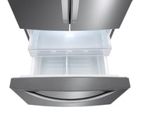 LG 25.1 Cu. Ft. French-Door Refrigerator - LRFNS2503V | Réfrigérateur LG de 25,1 pi³ à portes françaises - LRFNS2503V | LRFNS25V