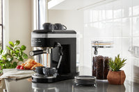 KitchenAid Metal Semi-Automatic Espresso Machine - KES6503OB | Machine à espresso semi-automatique KitchenAid en métal - KES6503OB | KES6503B