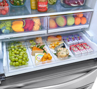 LG 23 Cu. Ft. Counter-Depth 4-Door French-Door Refrigerator with Internal Water Dispenser - LMWC23626S | Réfrigérateur LG de 23 pi³ à 4 portes françaises de profondeur comptoir avec distributeur d'eau interne - LMWC23626S | LMWC236S