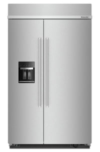 KitchenAid 29.4 Cu. Ft. Built-In Side-by-Side Refrigerator - KBSD708MPS | Réfrigérateur encastré KitchenAid de 29,4 pi³ à compartiments juxtaposés - KBSD708MPS | KBSD70PS