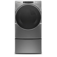 Whirlpool 7.4 Cu. Ft. Closet-Depth Electric Dryer with Steam - YWED8620HC - Dryer in Chrome Shadow