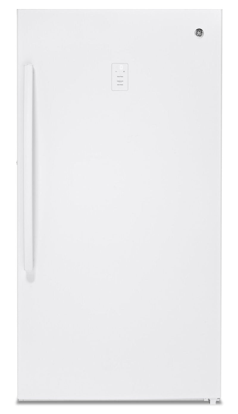 GE 17.3 Cu. Ft. Upright Freezer - FUF17SMRWW | Congélateur vertical GE de 17,3 pi3 - FUF17SMRWW | FUF17SMW