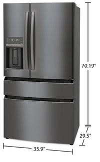 Frigidaire Gallery 21.5 Cu. Ft. 4-Door French-Door Refrigerator - GRMC2273CD | Réfrigérateur 4 portes Frigidaire Gallery de 21,5 pi3 à portes françaises - GRMC2273CD | GRMC227D
