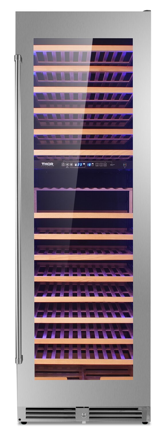 Thor Kitchen Dual Zone 162-Bottle Wine Cooler - TWC2403DI | Refroidisseur à vin Thor Kitchen de 162 bouteilles et à 2 zones - TWC2403DI | TWC2403S
