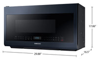 Samsung Bespoke 2.1 Cu. Ft. Over-the-Range Microwave - ME21A706BQN/AC | Four à micro-ondes à hotte intégrée Bespoke Samsung de 2,1 pi³ - ME21A706BQN/AC | ME21A7NS