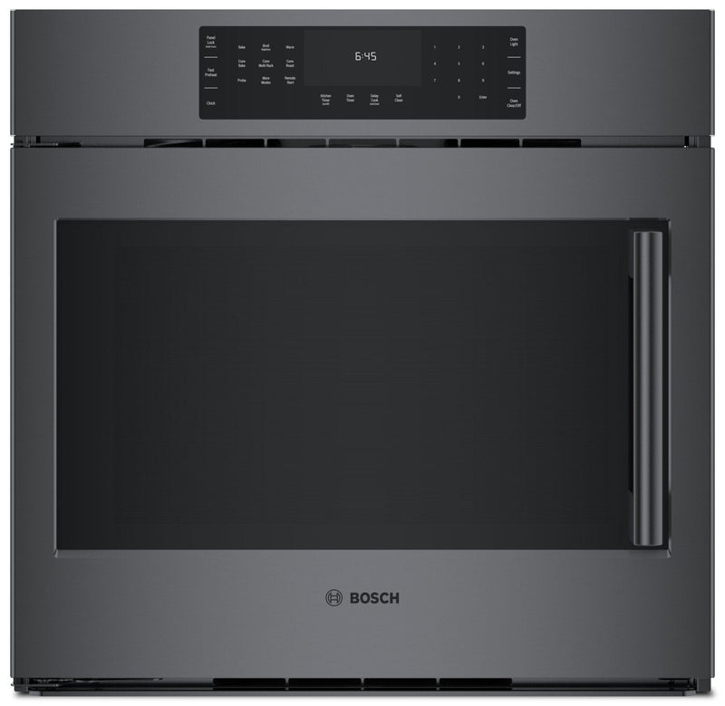 Bosch 4.6 Cu. Ft. 800 Series Smart Single Wall Oven with SideOpening Door - HBL8444LUC | Four mural simple intelligent Bosch série 800 de 4,6 pi3 à porte à ouverture latérale - HBL8444LUC | HBL844LU