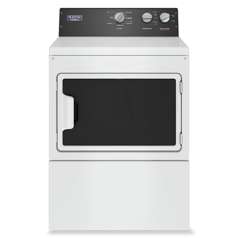 Maytag 7.4 Cu. Ft. Electric Commercial-Grade Residential Dryer - YMEDP586GW | Sécheuse électrique résidentielle Maytag de 7,4 pi3 de qualité commerciale - YMEDP586GW | YMEDP58W