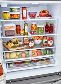 LG 23 Cu. Ft. Counter-Depth French-Door Refrigerator - LFCC22426S  | Réfrigérateur LG de 23 pi³ à portes françaises de profondeur comptoir - LFCC22426S  | LFCC2242