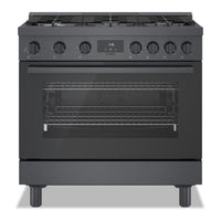 Bosch 800 Series 3.4 Cu. Ft. Industrial-Style Freestanding Gas Range - HGS8645UC | Cuisinière à gaz amovible Bosch de série 800 de 3,4 pi3 de style industriel - HGS8645UC | HGS8645U