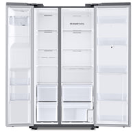 Samsung 21.5 Cu. Ft. Family Hub™ Side-by-Side Refrigerator - RS22T5561SR/A - Refrigerator in Fingerprint-Resistant Stainless Steel 