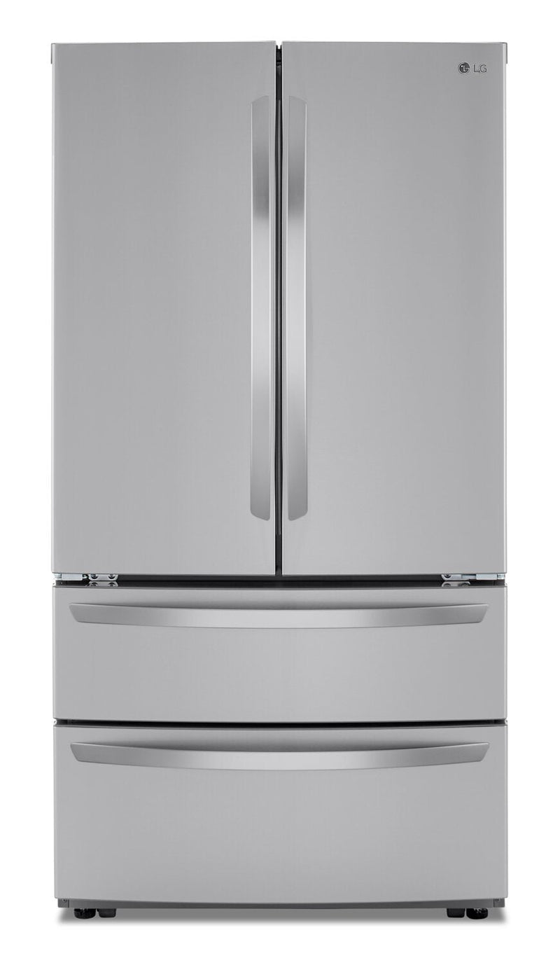 LG 26.9 Cu. Ft. 4-Door French-Door Refrigerator - LMWS27626S - Refrigerator in Smudge Resistant Stainless Steel