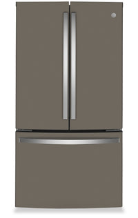 GE 23.1 Cu. Ft. Counter-Depth French-Door Refrigerator - GWE23GMNES  | Réfrigérateur GE de 23,1 pi³ à portes françaises de profondeur comptoir - GWE23GMNES  | GWE23GES