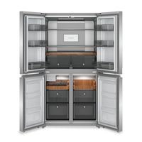 KitchenAid 19.4 Cu. Ft. Counter-Depth 4-Door Refrigerator - KRQC506MPS | Réfrigérateur KitchenAid de 19,4 pi³ à 4 portes de profondeur comptoir - KRQC506MPS | KRQC50PS
