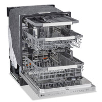 LG Top Control Dishwasher with QuadWash Pro™ and Dynamic Dry™ - LDPM6762S | Lave-vaisselle LG à commandes sur le dessus avec technologie QuadWashMC Pro et système Dynamic DryMC – LDPM6762S | LDPM676S