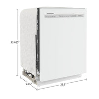 KitchenAid 47 dB Front-Control Dishwasher with ProWash™ Cycle - KDFE104KWH | Lave-vaisselle KitchenAid de 47 dB avec commandes à l'avant et cycle ProWashMC  - KDFE104KWH  | KDFE10WW