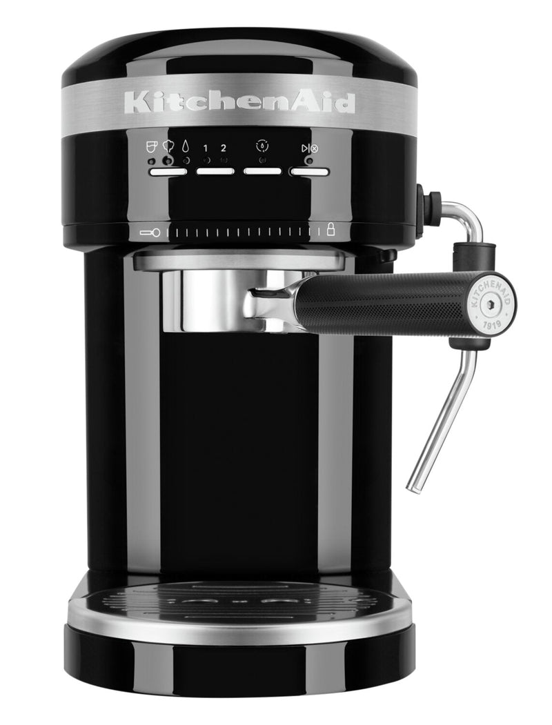 KitchenAid Metal Semi-Automatic Espresso Machine - KES6503OB | Machine à espresso semi-automatique KitchenAid en métal - KES6503OB | KES6503B