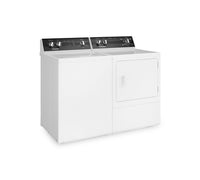 Huebsch 3.2 Cu. Ft. Top-Load Washer and 7 Cu. Ft. Gas Dryer - White | Laveuse à chargement par le haut de 3,2 pi3 et sécheuse à gaz de 7 pi3 de Huebsch - blanches | HUTL510G