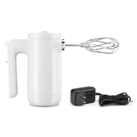 KitchenAid 7-Speed Cordless Hand Mixer - KHMB732WH - Mixer in White