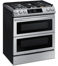 Samsung 6.5 Cu. Ft. Flex Duo™ Front-Control Dual Fuel Range - NY63T8751SS/AA - Dual Fuel Range in Fingerprint Resistant Stainless Steel