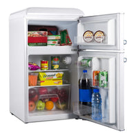 Galanz 3.1 Cu. Ft. Retro Mini Refrigerator - GLR31TWEER | Mini réfrigérateur Galanz rétro de 3,1 pi3 - GLR31TWEER | GLR31TWW