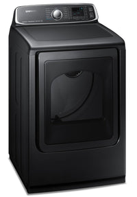 Samsung 7.4 Cu. Ft. Front-Load Electric Dryer - DVE52T7650V/AC - Dryer in Black Stainless Steel