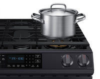 Samsung 6.0 Cu. Ft. Gas Range with True Convection and Air Fry - NX60T8511SG - Gas Range in Black Stainless Steel