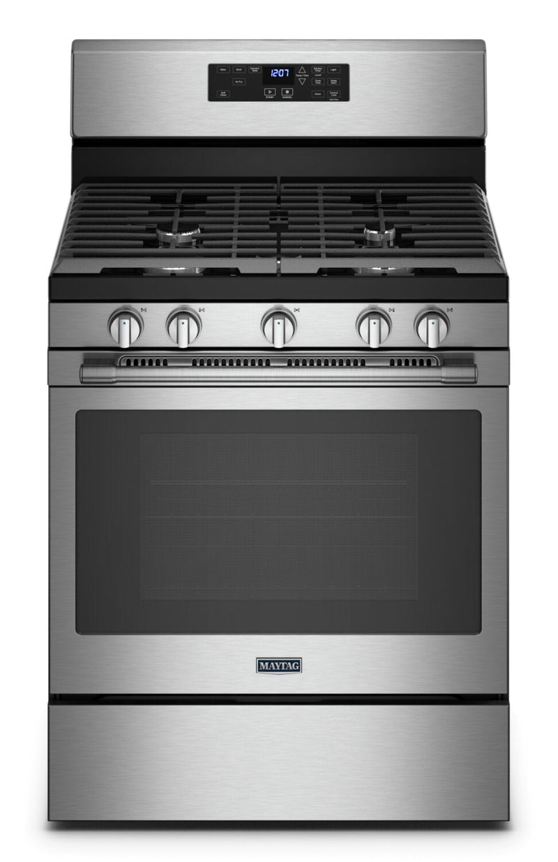 Maytag 5 Cu. Ft. Gas Range with Air Fryer and Basket - MGR7700LZ | Cuisinière à gaz Maytag de 5 pi3 avec friture à air et panier – MGR7700LZ | MGR7700S