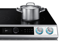 Samsung Bespoke 6.3 Cu. Ft. Slide-In Electric Range with True Convection - NE63BB871112AC | Cuisinière électrique encastrée Bespoke Samsung de 6,3 pi3 à convection véritable - NE63BB871112AC | NE63BBWG