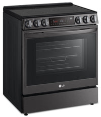 LG 6.3 Cu. Ft. Smart Front-Control Electric Range with Air Fry - LSEL6335D | Cuisinière électrique intelligente LG de 6,3 pi3 avec commandes à l’avant et AirFry - LSEL6335D | LSEL635D