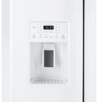 GE 23 Cu. Ft. Side-by-Side Refrigerator - GSS23GGPWW | Réfrigérateur GE de 23 pi3 à compartiments juxtaposés - GSS23GGPWW | GSS23GGW
