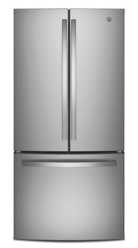 GE 18.6 Cu. Ft. Counter-Depth French-Door Refrigerator - GWE19JYLFS | Réfrigérateur GE de 18,6 pi³ à portes françaises de profondeur comptoir - GWE19JYLFS | GWE19JYL