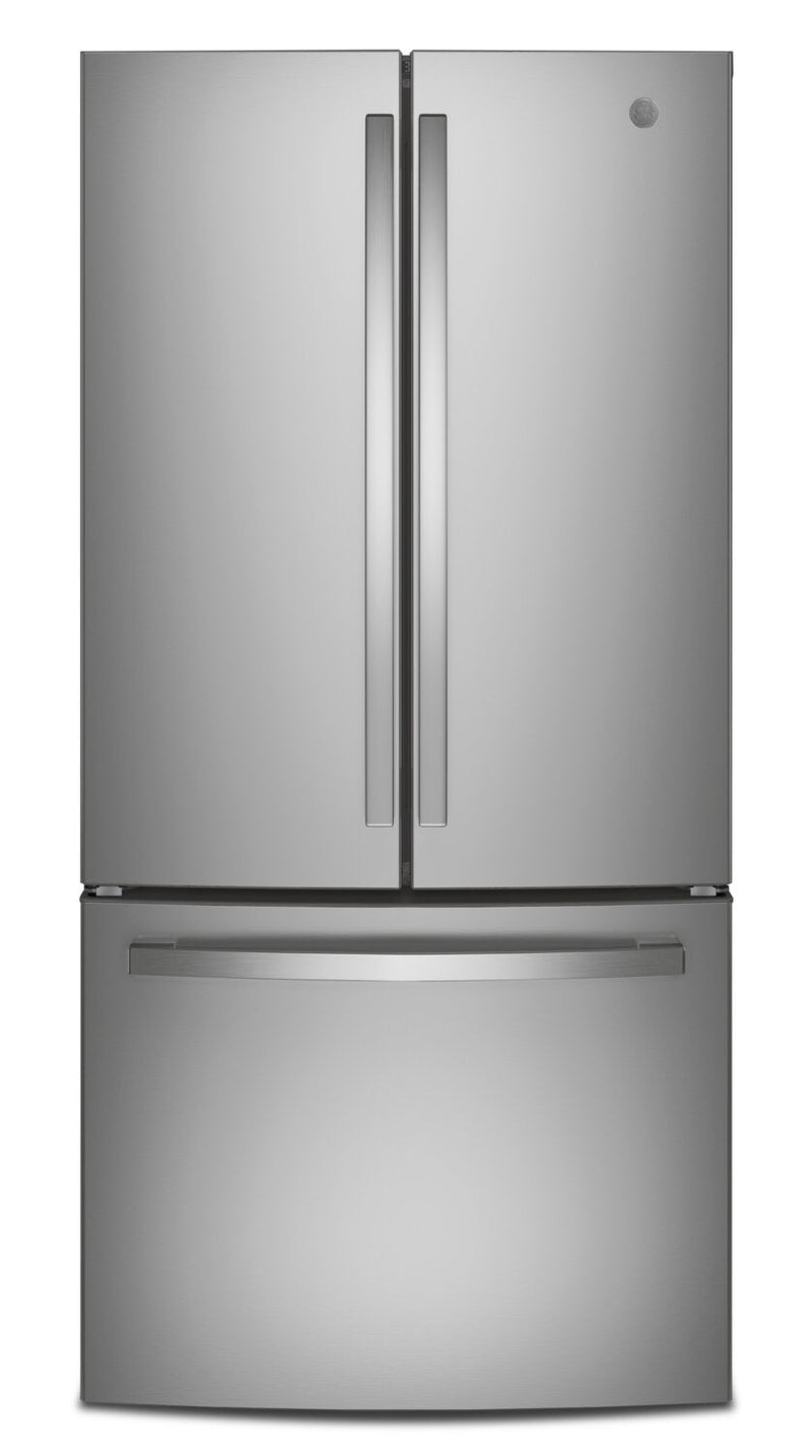 GE 18.6 Cu. Ft. Counter-Depth French-Door Refrigerator - GWE19JYLFS | Réfrigérateur GE de 18,6 pi³ à portes françaises de profondeur comptoir - GWE19JYLFS | GWE19JYL