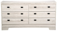 Yorkdale Dresser - White| Commode Yorkdale - blanc | 260-W6DR