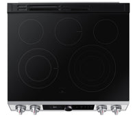Samsung Bespoke 6.3 Cu. Ft. Slide-In Electric Range with True Convection - NE63BB871112AC | Cuisinière électrique encastrée Bespoke Samsung de 6,3 pi3 à convection véritable - NE63BB871112AC | NE63BBWG