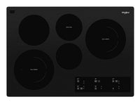 Whirlpool 30" Electric Ceramic Glass Cooktop - WCE97US0KB | Surface de cuisson électrique Whirlpool de 30 po en vitrocéramique - WCE97US0KB | WCE970KB