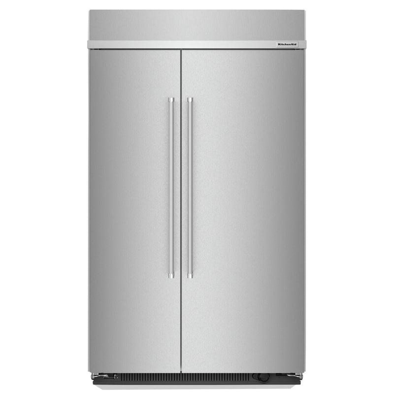 KitchenAid 30 Cu. Ft. Built-In Side-by-Side Refrigerator - KBSN708MPS | Réfrigérateur encastré KitchenAid de 30 pi³ à compartiments juxtaposés - KBSN708MPS | KBSN708S