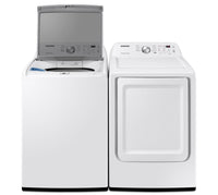 Samsung 5.2 Cu. Ft. Top-Load Washer and 7.2 Cu. Ft. Electric Dryer | Laveuse à chargement par le haut de 5,2 pi3 et sécheuse électrique de 7,2 pi3 de Samsung  | SATL3200