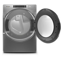 Whirlpool 7.4 Cu. Ft. Closet-Depth Gas Dryer with Steam - WGD8620HC - Dryer in Chrome Shadow