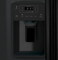 GE 23 Cu. Ft. Side-by-Side Refrigerator - GSS23GGPBB | Réfrigérateur GE de 23 pi3 à compartiments juxtaposés - GSS23GGPBB | GSS23GGB