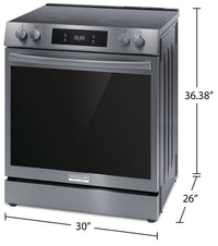 Frigidaire Gallery 6.2 Cu. Ft. Electric Range with Total Convection - GCFE306CBD | Cuisinière électrique Frigidaire Gallery de 6,2 pi3 avec convection totale - GCFE306CBD | GCFE306D
