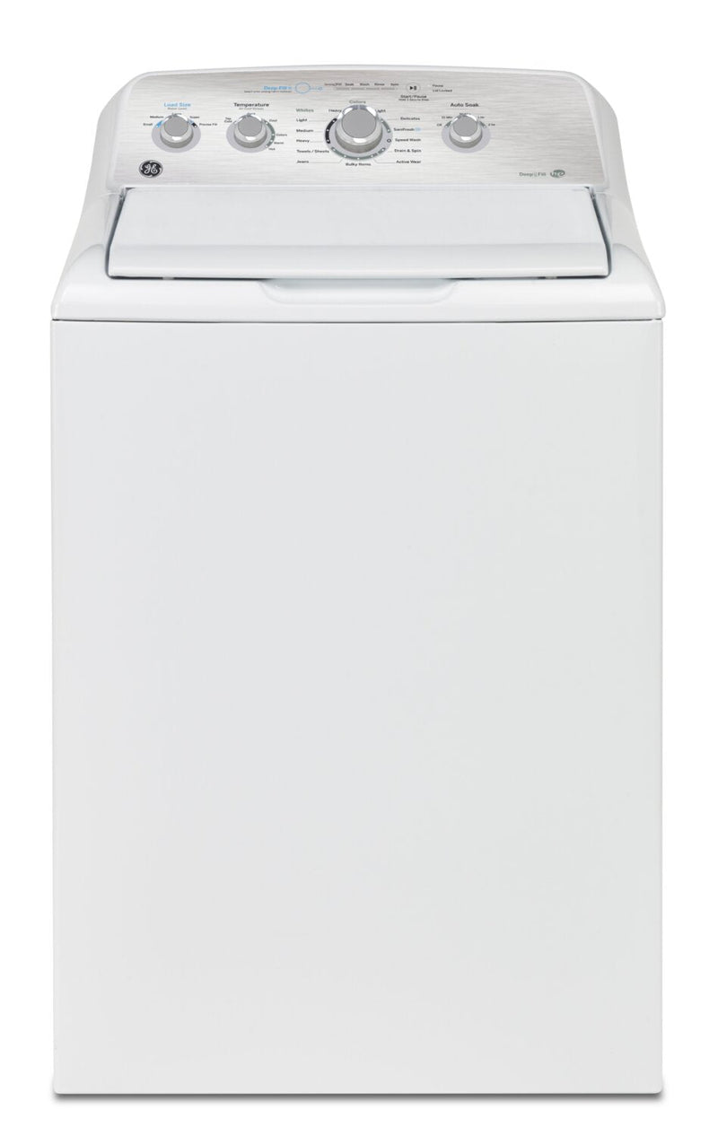 GE 4.9 Cu. Ft. Top Load Washer with SaniFresh Cycle - GTW451BMRWS | Laveuse GE à chargement par le haut de 4,9 pi3 avec cycle SaniFresh – GTW451BMRWS | GTW451BW