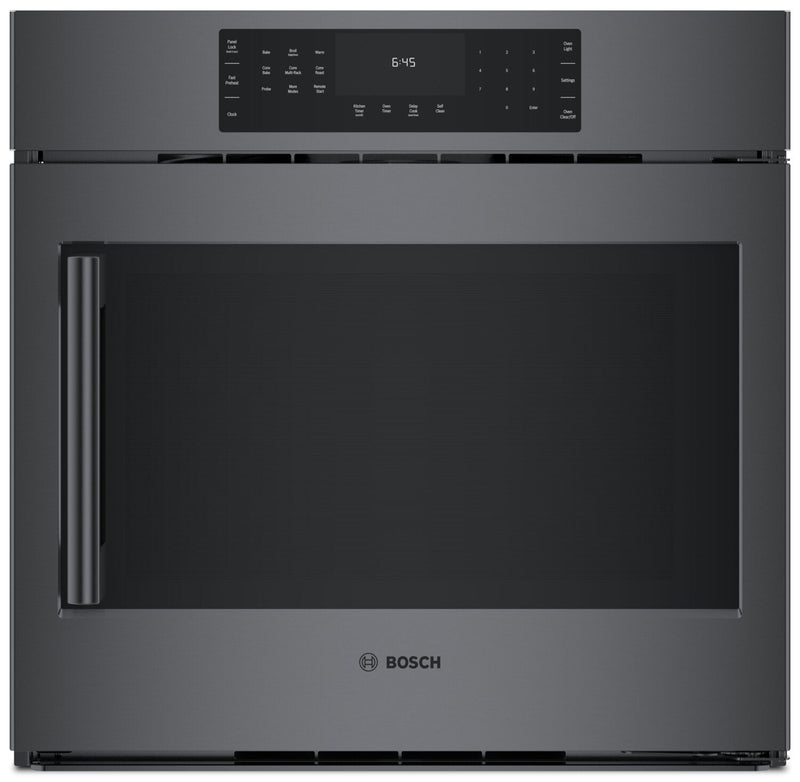 Bosch 4.6 Cu. Ft. 800 Series Smart Single Wall Oven with SideOpening Door - HBL8444RUC | Four mural simple intelligent Bosch série 800 de 4,6 pi3 à porte à ouverture latérale - HBL8444RUC | HBL844RU