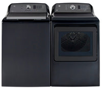 GE 5.3 Cu. Ft. Top-Load Washer and 7.4 Cu. Ft. Electric Dryer with SaniFresh | Laveuse à chargement par le haut 5,3 pi³ et sécheuse électrique 7,4 pi³ de GE avec cycle SaniFresh | GETL680G