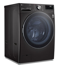 LG 5.2 Cu. Ft. AI Front-Load Washer with TrueSteam® - WM4100HBA | Laveuse IA LG à chargement frontal de 5,2 pi3 avec technologie TrueSteamMD – WM4100HBA | WM4100HB