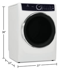 Electrolux 8 Cu. Ft. Gas Dryer - ELFG7637AW | Sécheuse à gaz Electrolux de 8 pi3 – ELFG7637AW | ELFG763W