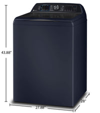 GE Profile 6.2 Cu. Ft. Top-Load Washer with Smarter Wash Technology - PTW900BPTRS | Laveuse GE Profile à chargement par le haut de 6,2 pi3 avec technologie de lavage plus intelligent  - PTW900BPTRS | PTW900RS