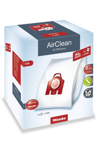 Miele AirClean 3D Efficiency FJM 8-Pack Dustbags - 10455190 | Sacs à poussière AirClean 3D Efficiency FJM de Miele, ensemble de 8 - 10455190 | 10455190